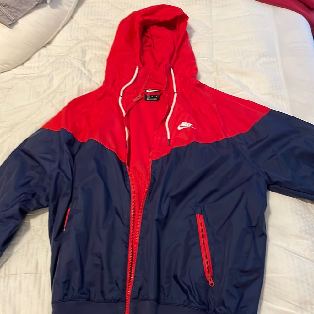 Nike Windbreaker Red Blue